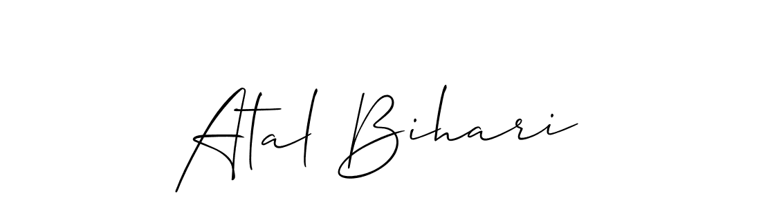 Create a beautiful signature design for name Atal Bihari. With this signature (Allison_Script) fonts, you can make a handwritten signature for free. Atal Bihari signature style 2 images and pictures png