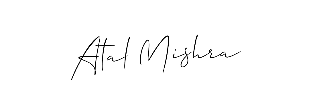 Design your own signature with our free online signature maker. With this signature software, you can create a handwritten (Allison_Script) signature for name Atal Mishra. Atal Mishra signature style 2 images and pictures png