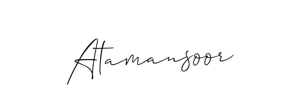 See photos of Atamansoor official signature by Spectra . Check more albums & portfolios. Read reviews & check more about Allison_Script font. Atamansoor signature style 2 images and pictures png