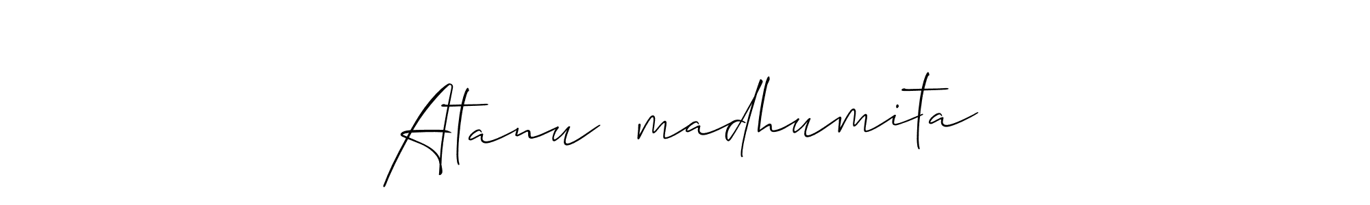 You can use this online signature creator to create a handwritten signature for the name Atanu❤️madhumita. This is the best online autograph maker. Atanu❤️madhumita signature style 2 images and pictures png