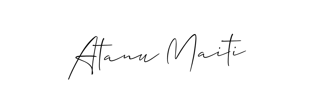 Once you've used our free online signature maker to create your best signature Allison_Script style, it's time to enjoy all of the benefits that Atanu Maiti name signing documents. Atanu Maiti signature style 2 images and pictures png