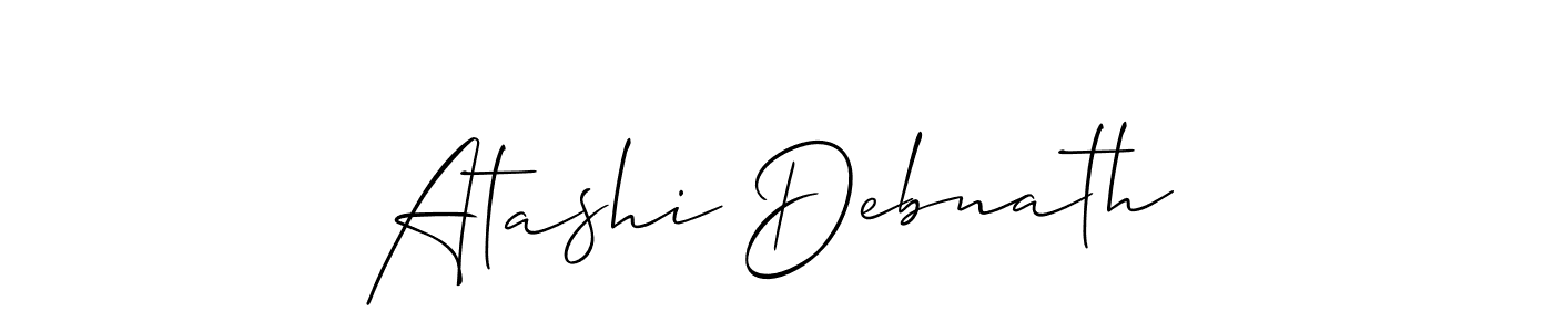 Check out images of Autograph of Atashi Debnath name. Actor Atashi Debnath Signature Style. Allison_Script is a professional sign style online. Atashi Debnath signature style 2 images and pictures png