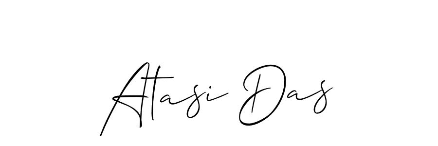 if you are searching for the best signature style for your name Atasi Das. so please give up your signature search. here we have designed multiple signature styles  using Allison_Script. Atasi Das signature style 2 images and pictures png
