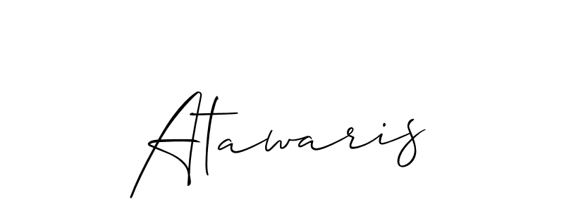 Best and Professional Signature Style for Atawaris. Allison_Script Best Signature Style Collection. Atawaris signature style 2 images and pictures png