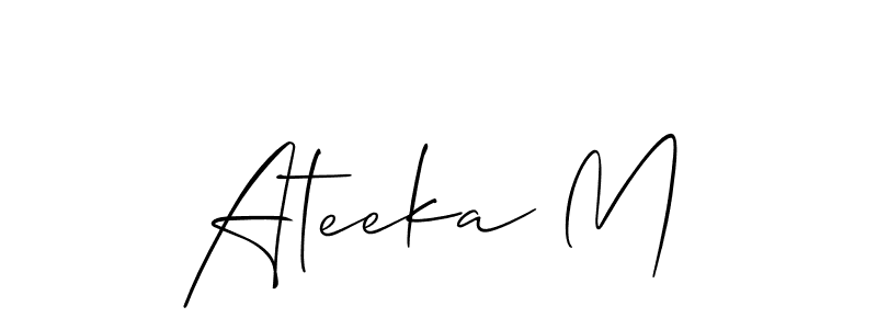 See photos of Ateeka M official signature by Spectra . Check more albums & portfolios. Read reviews & check more about Allison_Script font. Ateeka M signature style 2 images and pictures png