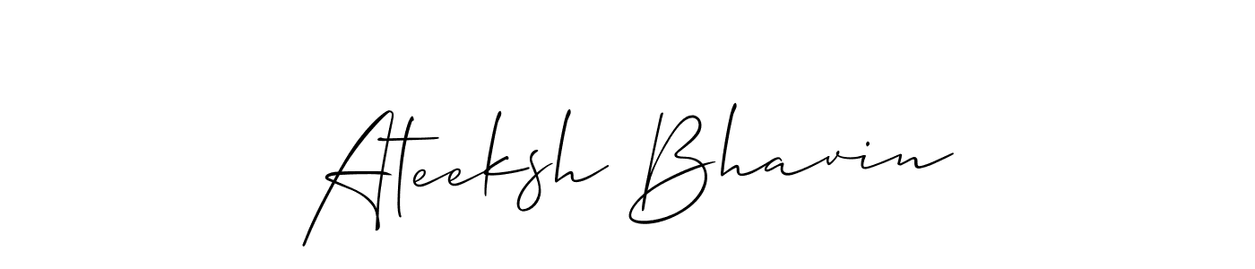 How to Draw Ateeksh Bhavin signature style? Allison_Script is a latest design signature styles for name Ateeksh Bhavin. Ateeksh Bhavin signature style 2 images and pictures png