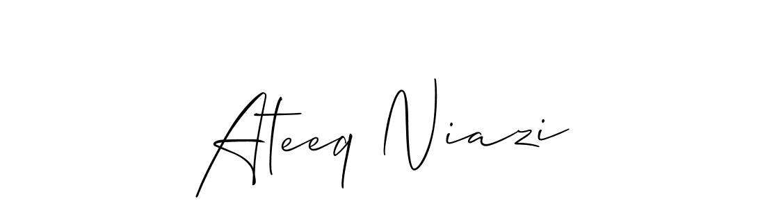 Make a beautiful signature design for name Ateeq Niazi. Use this online signature maker to create a handwritten signature for free. Ateeq Niazi signature style 2 images and pictures png
