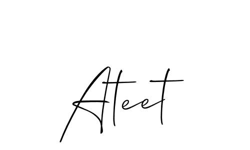 Check out images of Autograph of Ateet name. Actor Ateet Signature Style. Allison_Script is a professional sign style online. Ateet signature style 2 images and pictures png