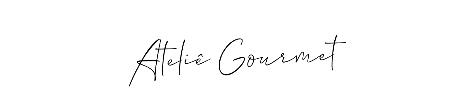 Make a beautiful signature design for name Ateliê Gourmet. Use this online signature maker to create a handwritten signature for free. Ateliê Gourmet signature style 2 images and pictures png