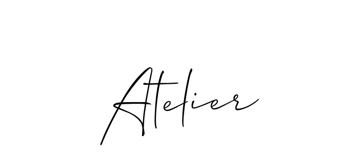 Make a short Atelier signature style. Manage your documents anywhere anytime using Allison_Script. Create and add eSignatures, submit forms, share and send files easily. Atelier signature style 2 images and pictures png
