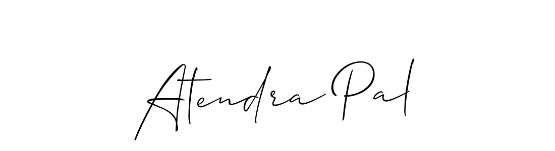 Also we have Atendra Pal name is the best signature style. Create professional handwritten signature collection using Allison_Script autograph style. Atendra Pal signature style 2 images and pictures png