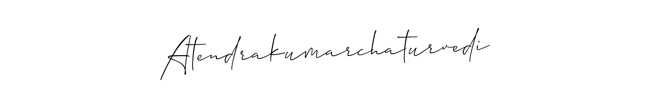 You can use this online signature creator to create a handwritten signature for the name Atendrakumarchaturvedi. This is the best online autograph maker. Atendrakumarchaturvedi signature style 2 images and pictures png