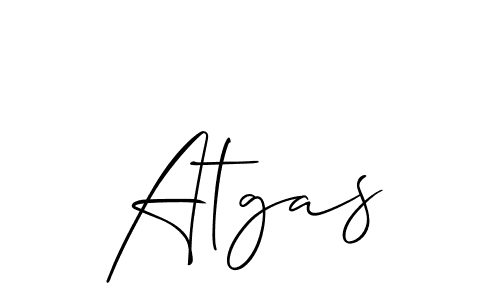 Make a beautiful signature design for name Atgas. Use this online signature maker to create a handwritten signature for free. Atgas signature style 2 images and pictures png