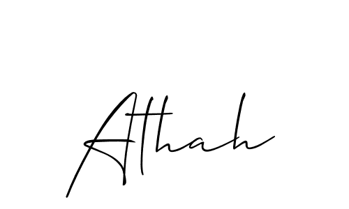 Check out images of Autograph of Athah name. Actor Athah Signature Style. Allison_Script is a professional sign style online. Athah signature style 2 images and pictures png