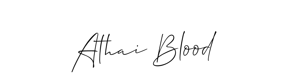Best and Professional Signature Style for Athai Blood. Allison_Script Best Signature Style Collection. Athai Blood signature style 2 images and pictures png