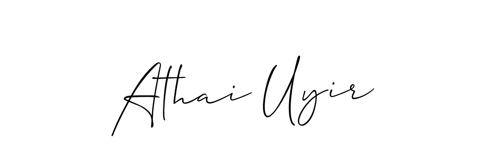 You can use this online signature creator to create a handwritten signature for the name Athai Uyir. This is the best online autograph maker. Athai Uyir signature style 2 images and pictures png