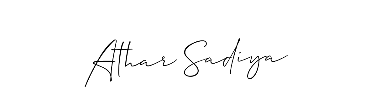 Here are the top 10 professional signature styles for the name Athar Sadiya. These are the best autograph styles you can use for your name. Athar Sadiya signature style 2 images and pictures png