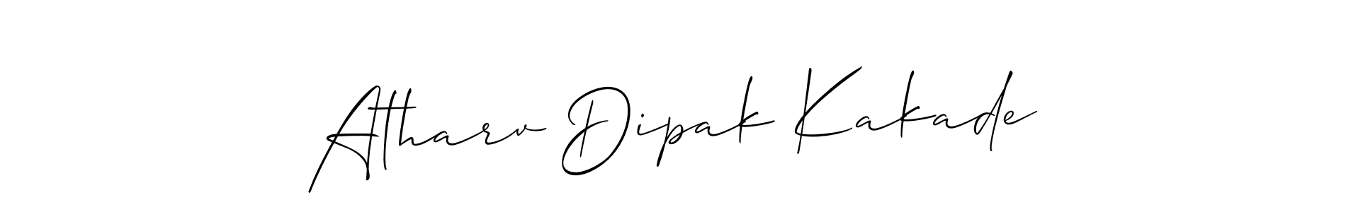 Make a beautiful signature design for name Atharv Dipak Kakade. Use this online signature maker to create a handwritten signature for free. Atharv Dipak Kakade signature style 2 images and pictures png