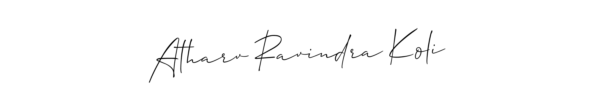 Best and Professional Signature Style for Atharv Ravindra Koli. Allison_Script Best Signature Style Collection. Atharv Ravindra Koli signature style 2 images and pictures png