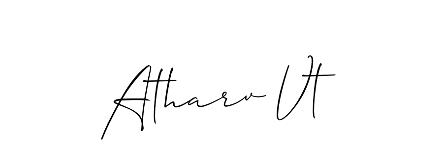 Check out images of Autograph of Atharv Vt name. Actor Atharv Vt Signature Style. Allison_Script is a professional sign style online. Atharv Vt signature style 2 images and pictures png