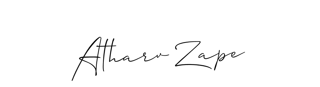 Make a short Atharv Zape signature style. Manage your documents anywhere anytime using Allison_Script. Create and add eSignatures, submit forms, share and send files easily. Atharv Zape signature style 2 images and pictures png