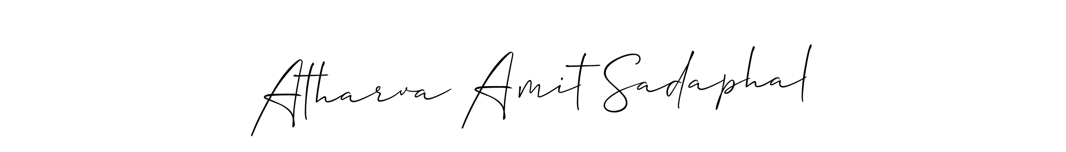 You can use this online signature creator to create a handwritten signature for the name Atharva Amit Sadaphal. This is the best online autograph maker. Atharva Amit Sadaphal signature style 2 images and pictures png