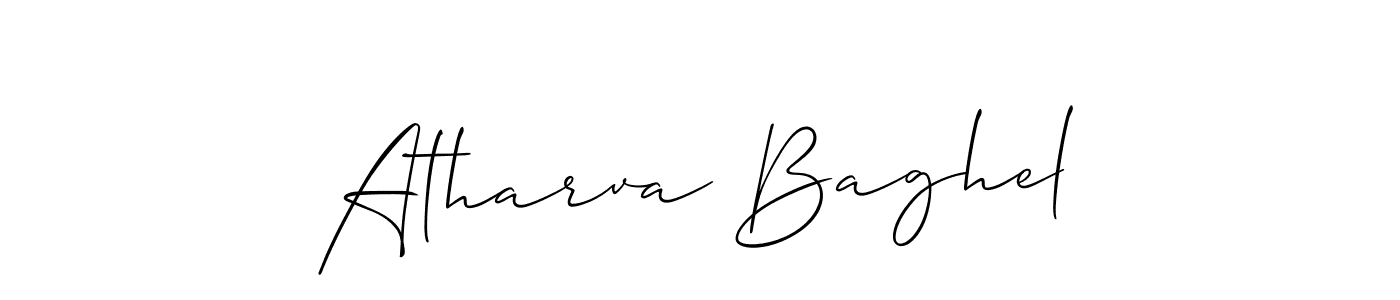 Here are the top 10 professional signature styles for the name Atharva Baghel. These are the best autograph styles you can use for your name. Atharva Baghel signature style 2 images and pictures png