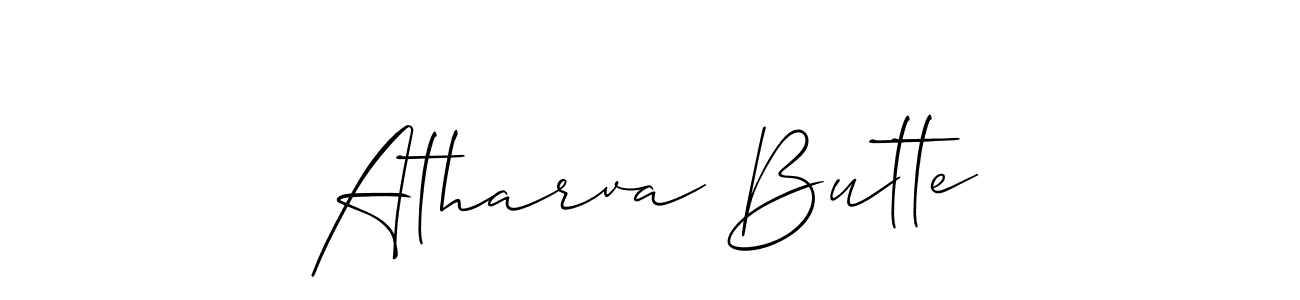 Make a beautiful signature design for name Atharva Butte. Use this online signature maker to create a handwritten signature for free. Atharva Butte signature style 2 images and pictures png