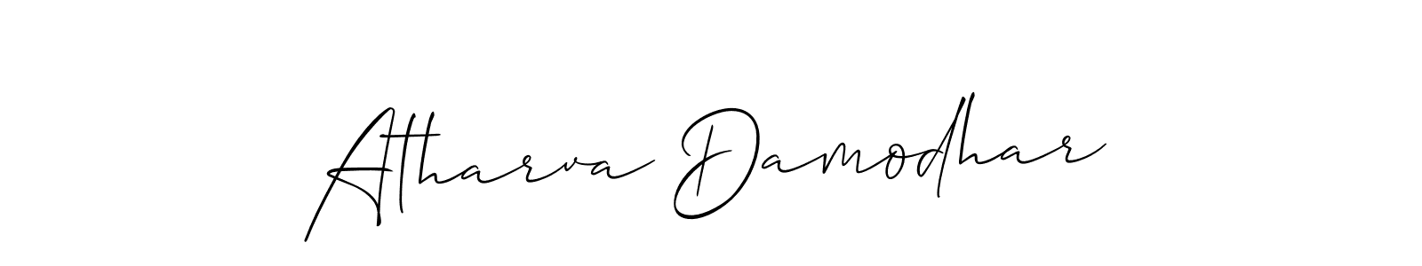 Check out images of Autograph of Atharva Damodhar name. Actor Atharva Damodhar Signature Style. Allison_Script is a professional sign style online. Atharva Damodhar signature style 2 images and pictures png