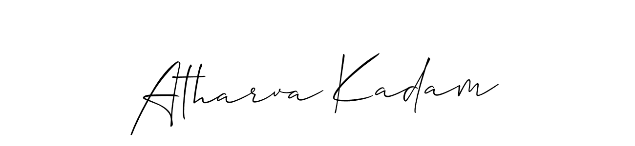 Make a beautiful signature design for name Atharva Kadam. Use this online signature maker to create a handwritten signature for free. Atharva Kadam signature style 2 images and pictures png