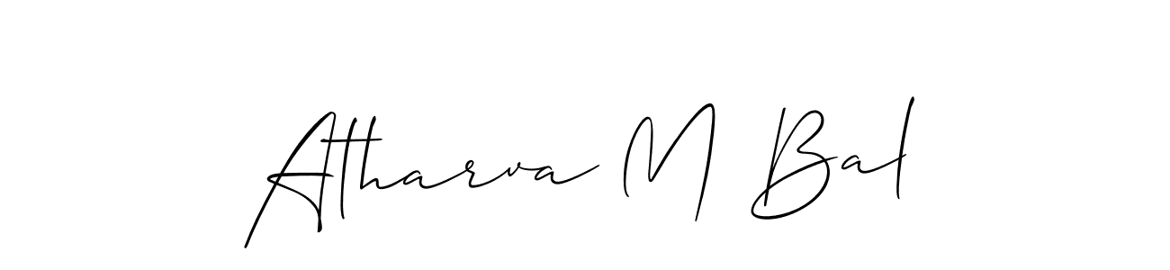 You can use this online signature creator to create a handwritten signature for the name Atharva M Bal. This is the best online autograph maker. Atharva M Bal signature style 2 images and pictures png