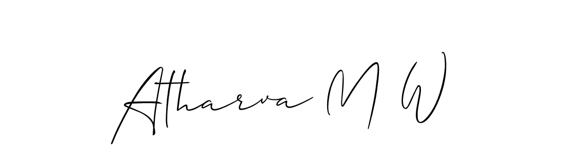 See photos of Atharva M W official signature by Spectra . Check more albums & portfolios. Read reviews & check more about Allison_Script font. Atharva M W signature style 2 images and pictures png