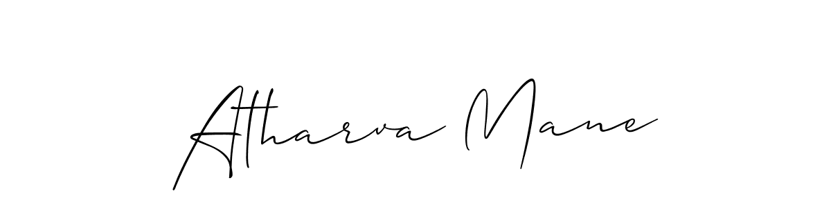 It looks lik you need a new signature style for name Atharva Mane. Design unique handwritten (Allison_Script) signature with our free signature maker in just a few clicks. Atharva Mane signature style 2 images and pictures png