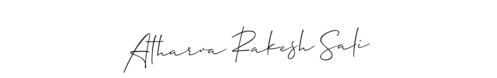 if you are searching for the best signature style for your name Atharva Rakesh Sali. so please give up your signature search. here we have designed multiple signature styles  using Allison_Script. Atharva Rakesh Sali signature style 2 images and pictures png