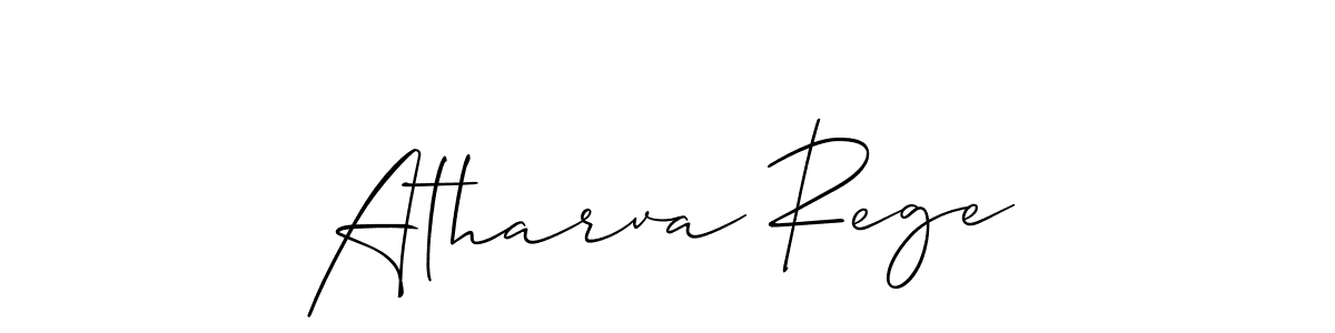 Make a beautiful signature design for name Atharva Rege. Use this online signature maker to create a handwritten signature for free. Atharva Rege signature style 2 images and pictures png