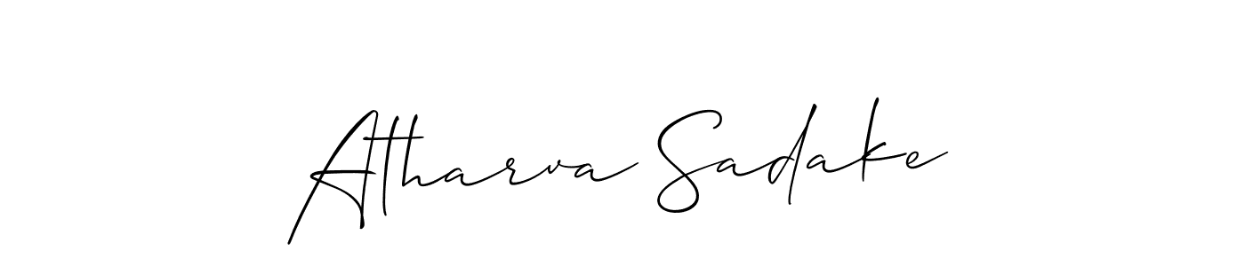 Make a beautiful signature design for name Atharva Sadake. Use this online signature maker to create a handwritten signature for free. Atharva Sadake signature style 2 images and pictures png