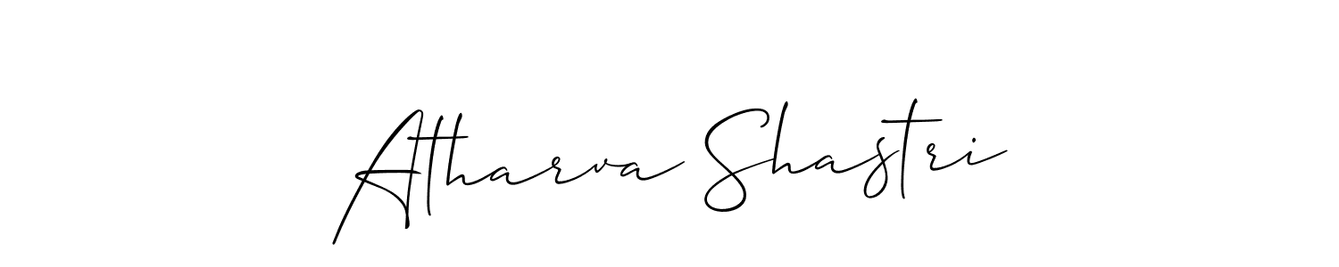 Similarly Allison_Script is the best handwritten signature design. Signature creator online .You can use it as an online autograph creator for name Atharva Shastri. Atharva Shastri signature style 2 images and pictures png