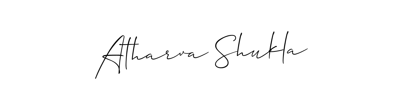 Also we have Atharva Shukla name is the best signature style. Create professional handwritten signature collection using Allison_Script autograph style. Atharva Shukla signature style 2 images and pictures png