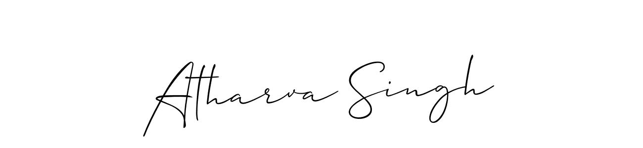 It looks lik you need a new signature style for name Atharva Singh. Design unique handwritten (Allison_Script) signature with our free signature maker in just a few clicks. Atharva Singh signature style 2 images and pictures png