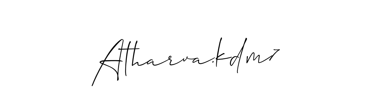 Make a beautiful signature design for name Atharva.kdm7. Use this online signature maker to create a handwritten signature for free. Atharva.kdm7 signature style 2 images and pictures png