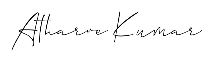 Get an exclusive digital autograph for Atharve Kumar. The Allison_Script typeface captures the charm of real penmanship on paper. Atharve Kumar signature style 2 images and pictures png
