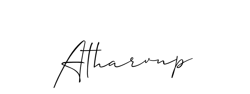 if you are searching for the best signature style for your name Atharvnp. so please give up your signature search. here we have designed multiple signature styles  using Allison_Script. Atharvnp signature style 2 images and pictures png