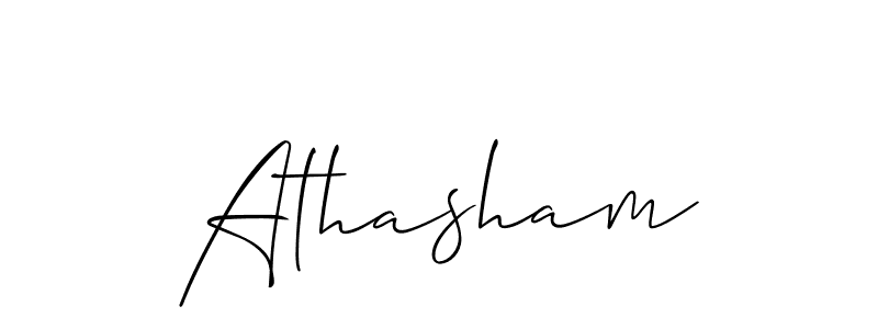 How to Draw Athasham signature style? Allison_Script is a latest design signature styles for name Athasham. Athasham signature style 2 images and pictures png