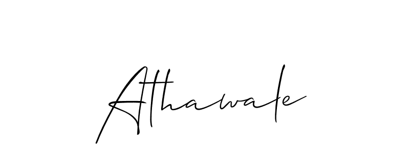 Similarly Allison_Script is the best handwritten signature design. Signature creator online .You can use it as an online autograph creator for name Athawale. Athawale signature style 2 images and pictures png