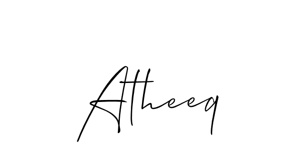 Best and Professional Signature Style for Atheeq. Allison_Script Best Signature Style Collection. Atheeq signature style 2 images and pictures png