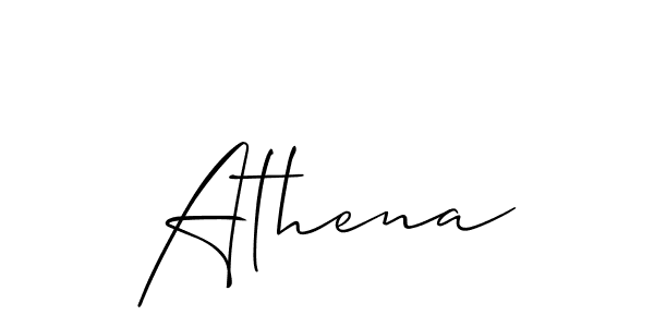 Make a beautiful signature design for name Athena. With this signature (Allison_Script) style, you can create a handwritten signature for free. Athena signature style 2 images and pictures png