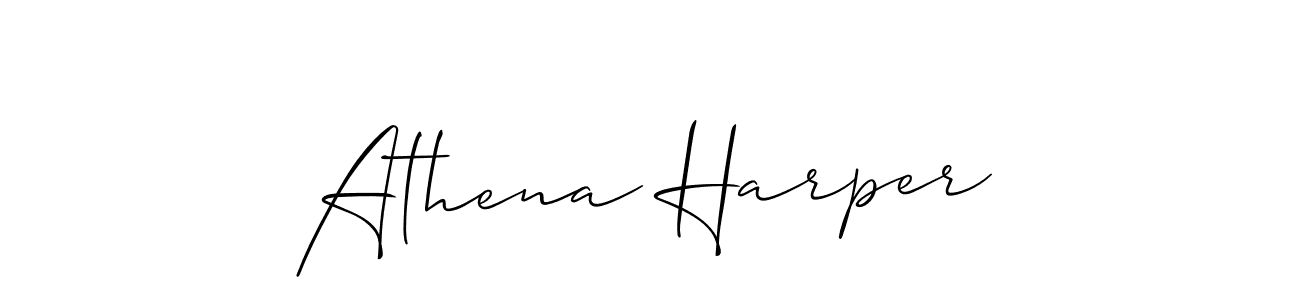 Check out images of Autograph of Athena Harper name. Actor Athena Harper Signature Style. Allison_Script is a professional sign style online. Athena Harper signature style 2 images and pictures png