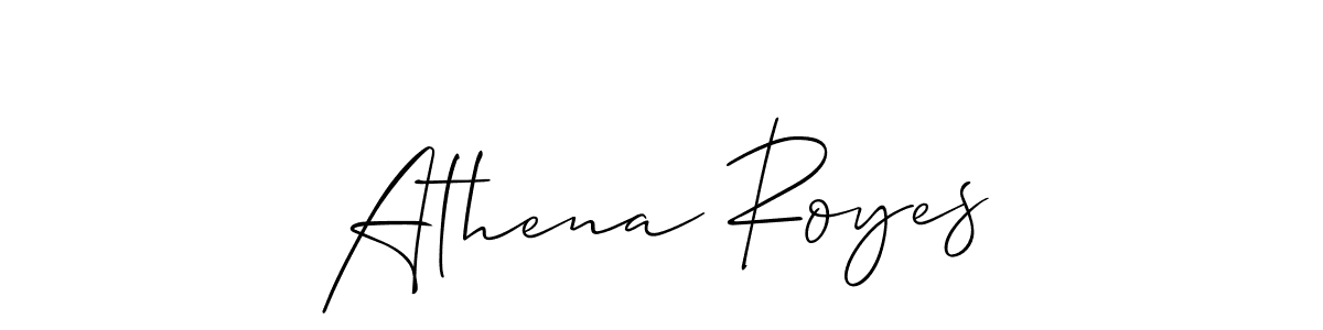 Best and Professional Signature Style for Athena Royes. Allison_Script Best Signature Style Collection. Athena Royes signature style 2 images and pictures png