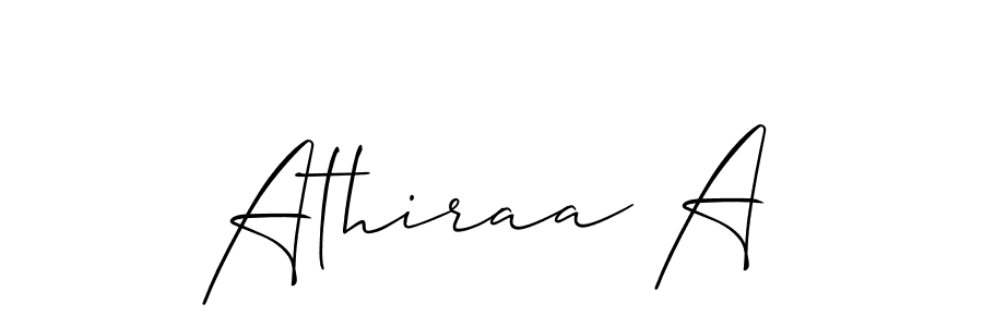 You can use this online signature creator to create a handwritten signature for the name Athiraa A. This is the best online autograph maker. Athiraa A signature style 2 images and pictures png