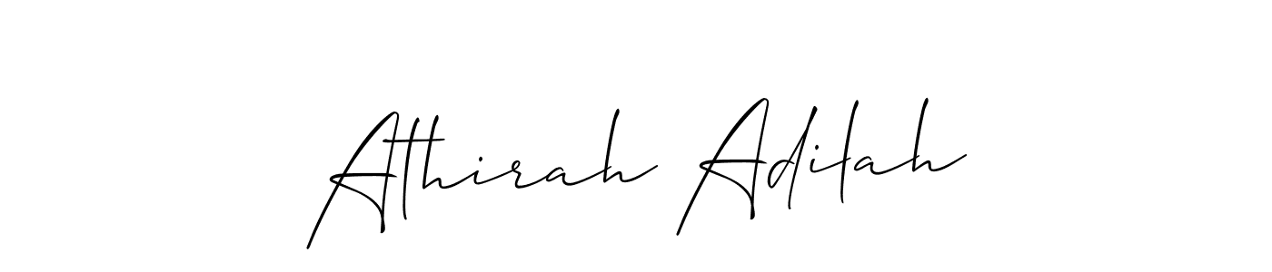 Best and Professional Signature Style for Athirah Adilah. Allison_Script Best Signature Style Collection. Athirah Adilah signature style 2 images and pictures png